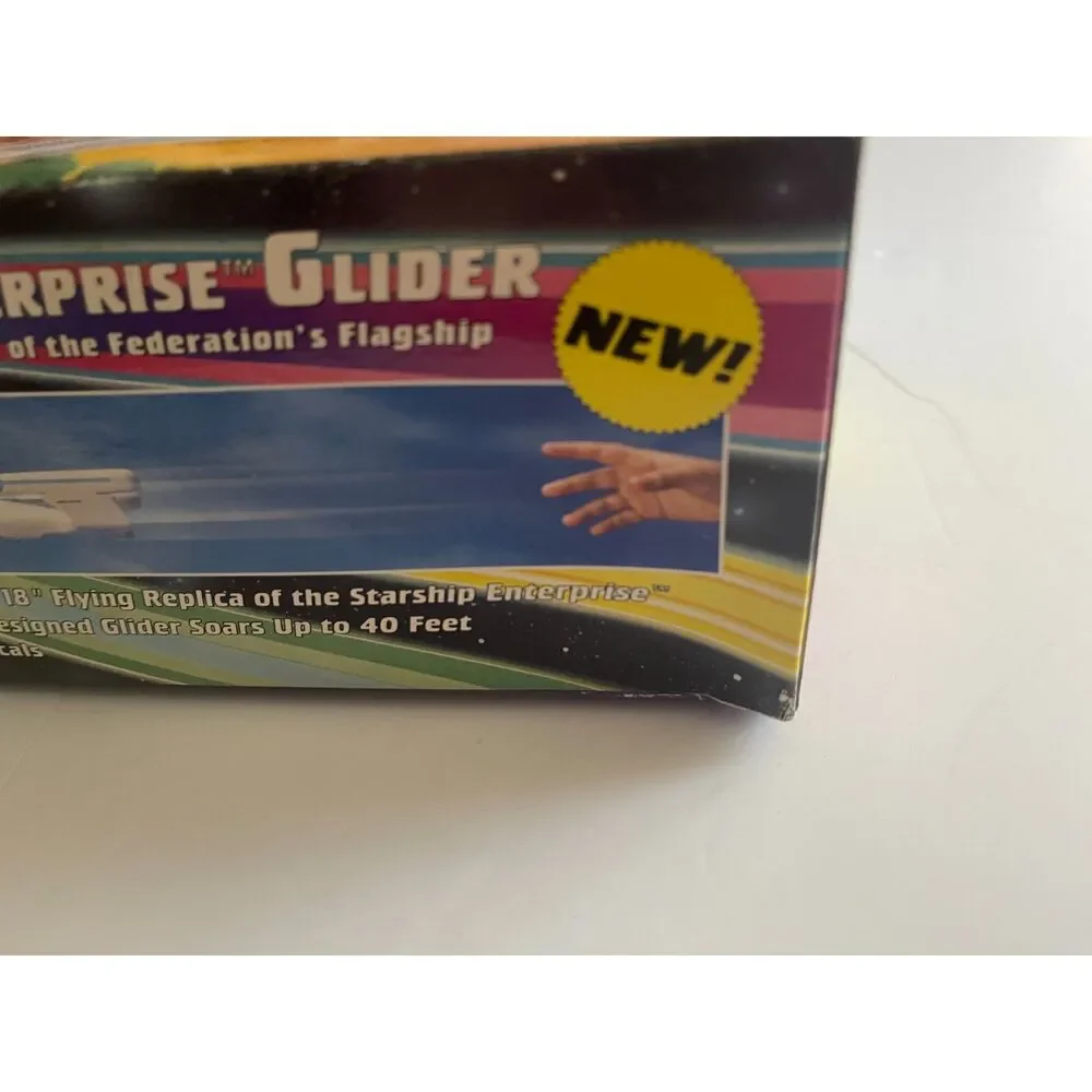 1993 Playmates Star Trek Next Generation Starship Enterprise Glider New in Box